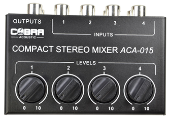 4 Channel Mini Mixer 